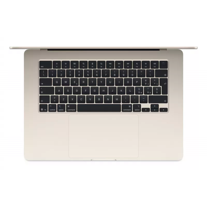 Apple MacBook Air 15 M4 Polarstern MW1J3D/A Apple M4 Chip mit 10-Core CPU 10-Core GPU, 16GB RAM, 256GB SSD (MW1J3D/A)