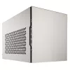 Mini-ITX korpusas SILVERSTONE SST-SG15S, sidabrinis aliuminis kompaktiškas korpusas