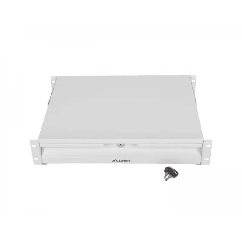 Stalčius 19 inch 2U 360mm pilkas LANBERG (2U/483x360mm, apkrova iki 90 kg, tvirtinimas 4 taškais)