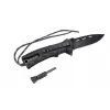 Išlikimo peilis AZYMUT Survival Fire Starter – stacionarus stovyklavimo peilis su integruotu ugnies uždegimo strypu