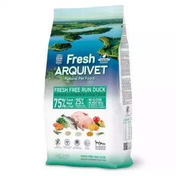 ARQUIVET Fresh Duck with ocean fish - pusiau drėgnas šunų ėdalas - 2,5 kg