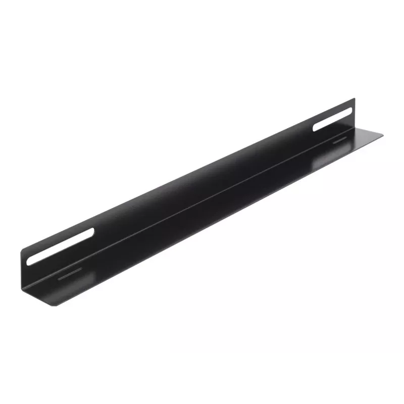 Montavimo kronšteinai DeLOCK 19 colių 450x40mm 2 vnt Juodi Metaliniai