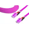 Lightwin aukštos kokybės dvipusis LWL šuoliukas - MM OM4 - LSH - LSH (LDP-50 LSH-LSH 1.0 OM4)