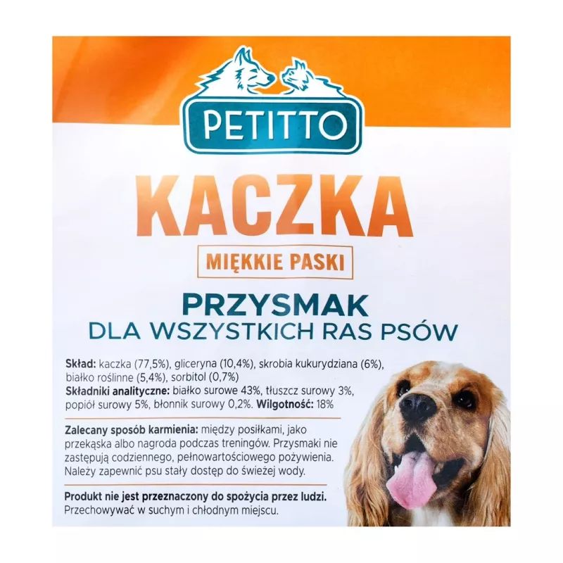 PETITTO Duck Soft stripes – šunų skanėstas – 500 g