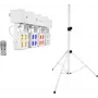 Scenos LED šviestuvų rinkinys EUROLITE KLS-180 Baltas su BS-2 garsiakalbių stovais, balta spalva
