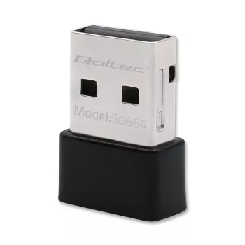 QOLTEC Ultra-Fast Wireless Mini USB Adapter Wi-Fi – belaidis USB adapteris