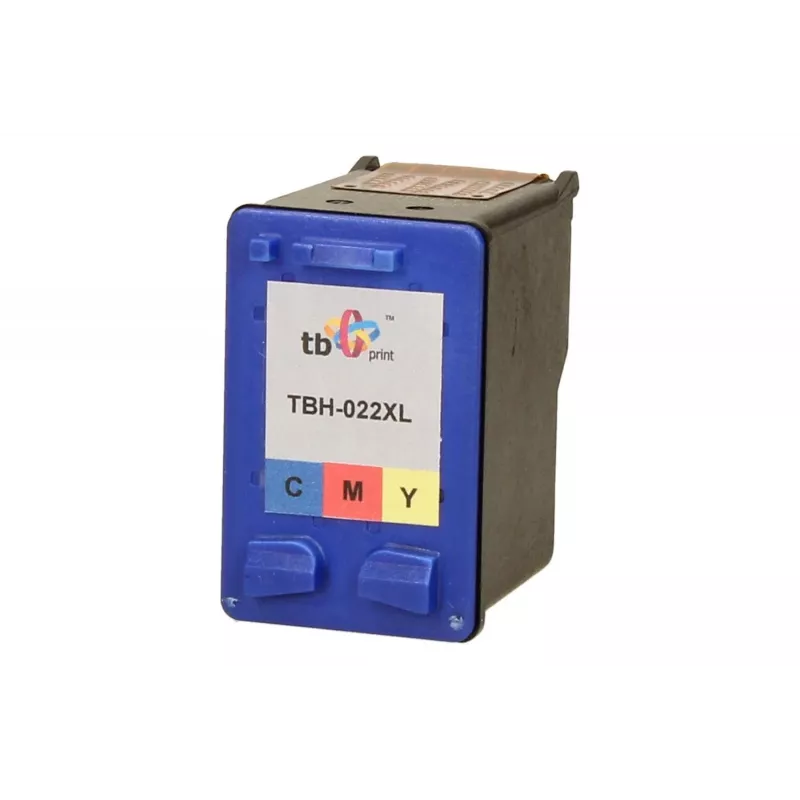 Rašalo kasetė TBH-022XL (HP No. 22 - C9352AE) spalvota perdirbta