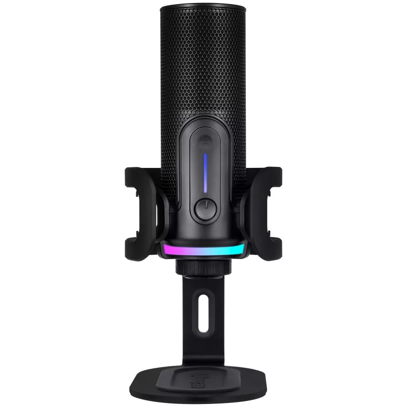 Mikrofonas Streamplify MIC PRO USB RGB juodas SPMC-P3C327.11