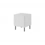 Nakties staliukų komplektas Cama Meble HOLE – 2 vnt, 44×40.5×53.5 cm, baltas matinis, MDF/medžio drožlių plokštė, 16 mm rėmas