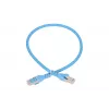 Extralink LAN Patchcord Kat.6A RJ-45 Cat6a 0,5 m mėlyna