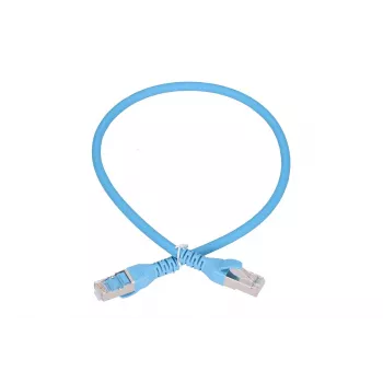Extralink LAN Patchcord Kat.6A RJ-45 Cat6a 0,5 m mėlyna