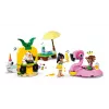 LEGO Friends 42658 Baseino vakarėlis su vienaragiu ir flamingo – konstruktorius su personažais ir aksesuarais