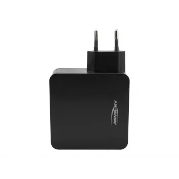 ANSMANN 247PD - Maitinimo blokas - 45 W - 4700 mA - PD, QC 3.0 - 2 išėjimo prievadai (USB, USB-C) - Juodas (1001-0095)