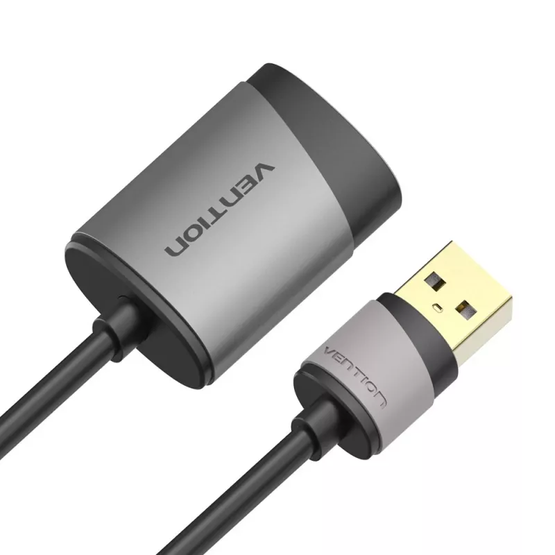 Vention USB išorinė garso kortelė 0,15 m pilka metalinė