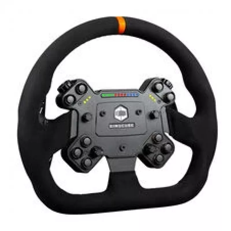 Simucube Valo GT-23 SC3 Simracing vairas, 320 mm skersmens, GT dizaino, SC3 greito atjungimo sistema – juoda, zomša