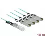 Aktyvus optinis kabelis QSFP+ į 4 x SFP+ 10 m DeLOCK 84073