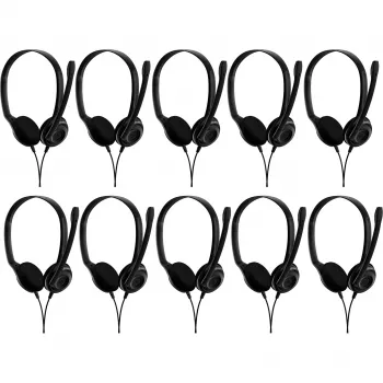 EPOS SENNHEISER EDU 10 ausinės su mikrofonu, 3,5 mm lizdas, tinka PC, MAC, CHROMEBOOK, PLANŠETĖMS – komplektas po 10 vnt.