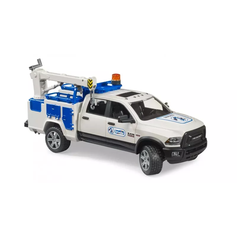 Automobilis Dodge RAM 2500 Service su besisukančia šviesa Gaidys BRUDER 02509