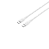 CANYON laidas CC60SC10 USB-C į USB-C 60W 1m Silikoninis Baltas