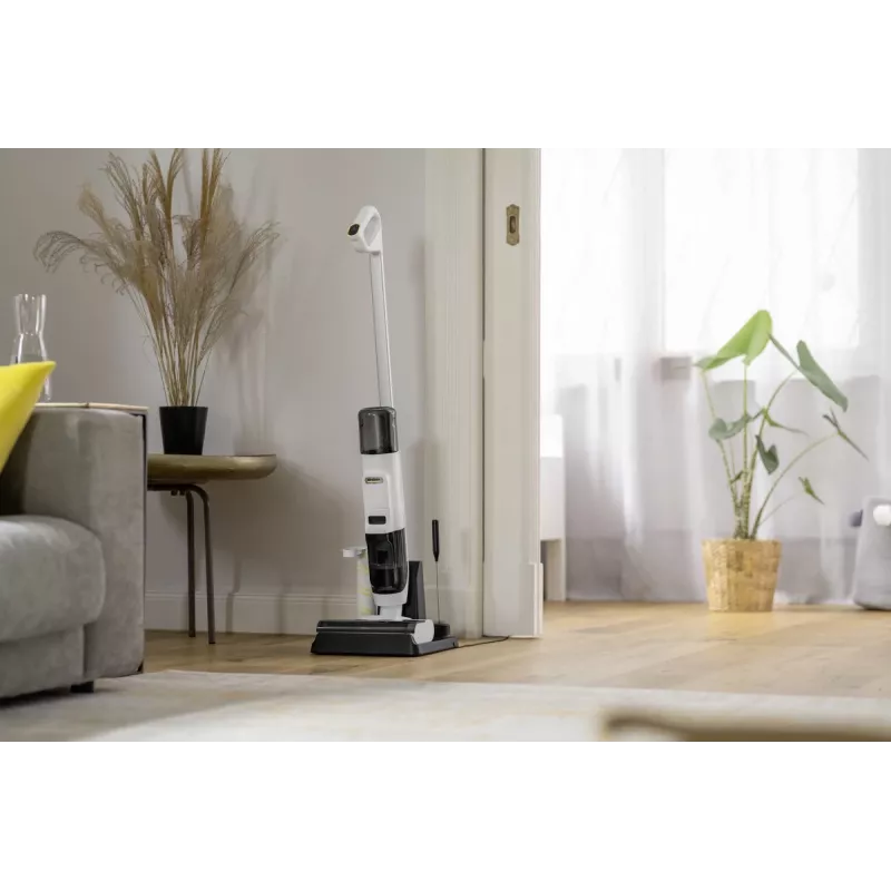 Šlapio ir sauso valymo siurblys Karcher FCV2 Natural N 1.056-101.0 – akumuliatorinis 21,6 V, 25 min veikimo, 160 W, be maišelio, LED ekranas
