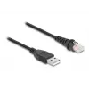 DeLOCK RJ50 į USB 2.0 Type-A laidas brūkšninių kodų skaitytuvui, 2 m