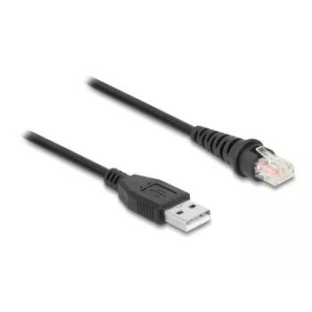 DeLOCK RJ50 į USB 2.0 Type-A laidas brūkšninių kodų skaitytuvui, 2 m
