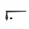 LANBERG NC-1200-WIE vidinė WLAN kortelė – dviejų juostų USB belaidžio ryšio adapteris, RTL8812BU, iki 1200 Mbit/s, išorinės 2x2 antenos (5 dBi), juoda