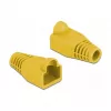 Apsauginis gaubtas RJ45 kištukui DeLOCK 86723 geltonas 20 vnt.