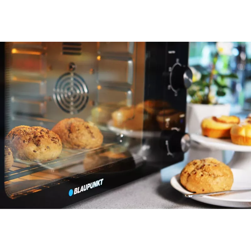 Blaupunkt EOM601 orkaitė Juoda, Nerūdijantis plienas