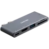 CANYON DS-5 5in1 Thunderbolt 3 4K Space Grey – daugiafunkcis USB-C stotelė