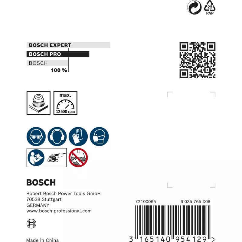 Bosch 2 608 620 726 puodinis šepetys kampiniam šlifuokliui