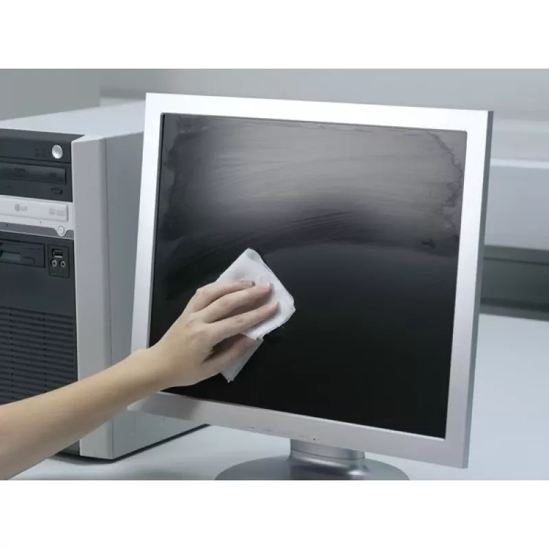 Durable SCREENCLEAN duo 5721 – šlapių ir sausų servetėlių rinkinys ekranų valymui