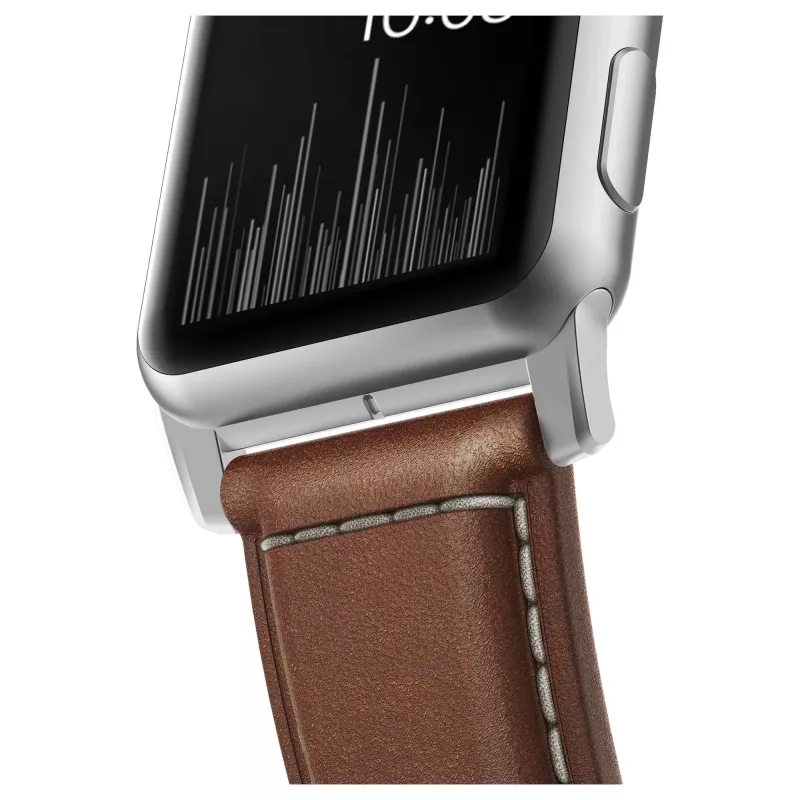 Nomad NM1A4RST00 - Dirželis iš odos, skirtas Apple Watch, rudas
