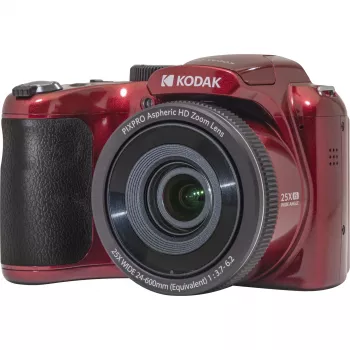 Kodak PIXPRO AZ255 1/2.3 Kompaktiška kamera 16,35 MP BSI CMOS 4608 x 3456 Pikseliai Raudona (AZ255RD)