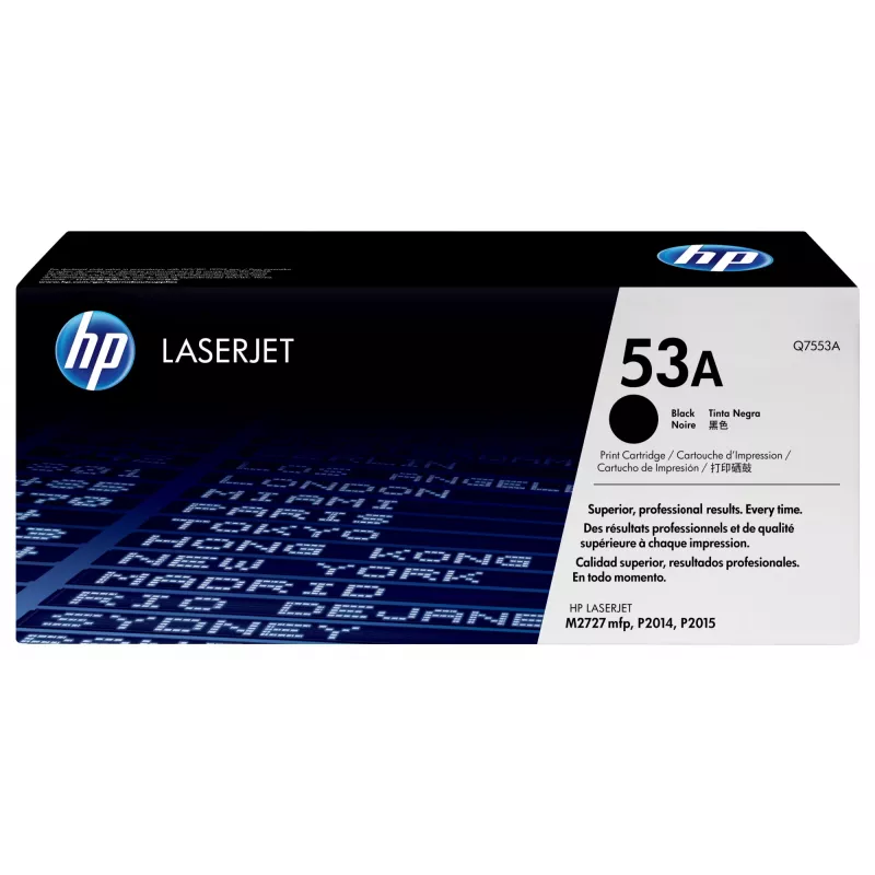 Kasetė HP Toner Nr.53A Juoda Q7553A 3000 puslapių