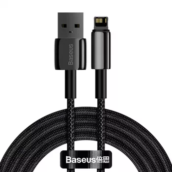 Baseus CALWJ-A01 Lightning laidas 2m Juodas 2.4A