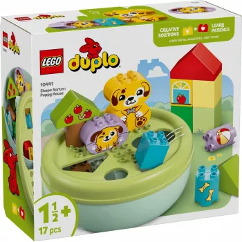 Konstruktorius LEGO DUPLO Formų rūšiavimo šuniuko namelis 10441, 17 dalių, nuo 1½ iki 5 metų