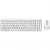 Logitech Signature Slim Combo MK950 - belaidis klaviatūros ir pelės rinkinys - 100% pilno dydžio - belaidis - Bluetooth 5.1 LE - QWERTY - US International - Off-White (920-012491)