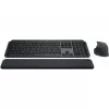 Logitech MX Keys S Combo klaviatūra su pele, belaidė RF + Bluetooth, QWERTZ Šveicariškas išdėstymas, grafito spalva