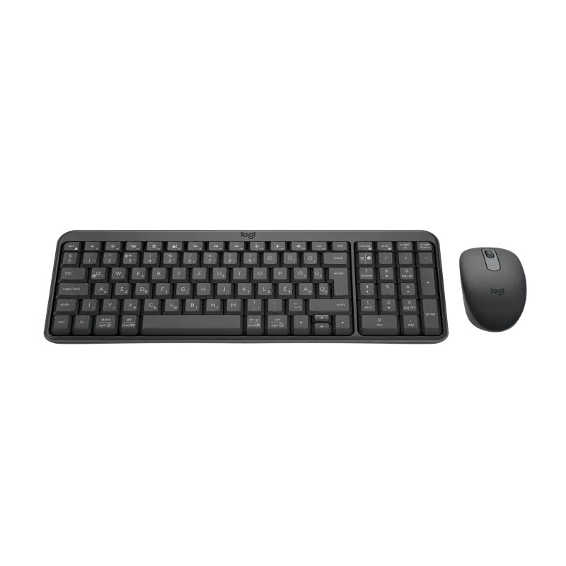 Belaidės klaviatūros ir pelės rinkinys Logitech MK250 Compact