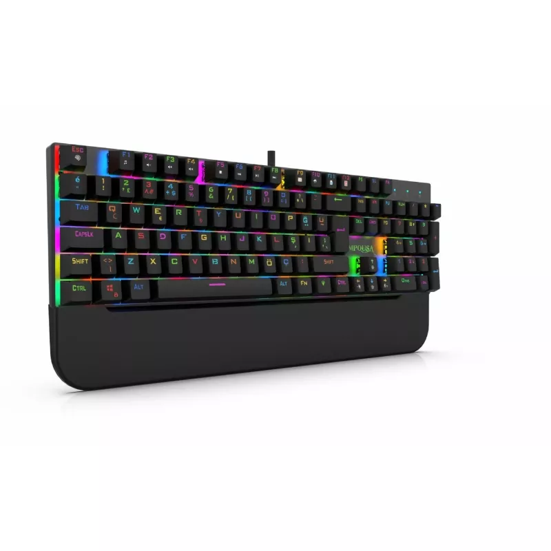 Incase Gaming Keyboard IKG-443 mechaninė klaviatūra su RGB apšvietimu, vokiškas išdėstymas