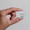 Shelly Qubino Wave PM Mini išmanusis jungiklis, 1 kanalo, montuojamas po tinku, Z-Wave, belaidis, 110–240 V AC / 24–30 V DC, pilkas