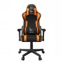 Žaidimų kėdė GEMBIRD GC-SCORPION-04X juoda-oranžinė, ergonomiškas dizainas, reguliuojamas aukštis, aukšta nugara