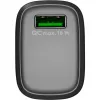 USB-A QC greitasis įkroviklis (18 W) (juodas)