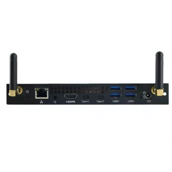 iiyama SDM31201BC-1L Mini kompiuteris su Intel Core i3-1220P, 8 GB DDR4, 256 GB SSD, Windows 11 IoT Enterprise, juodas