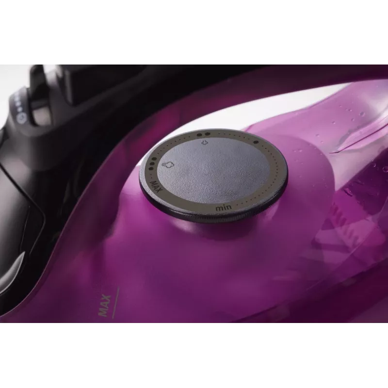 Gorenje SIK2400BKV lygintuvas, 2400 W, vandens talpa 450 ml, nuolatinis garas 40 g/min, automatinis išsijungimas, violetinė/juoda