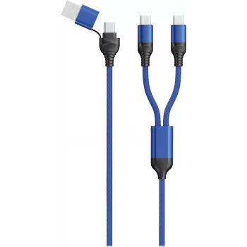 USB laidas 2GO 797366 1,2 m USB A / USB C 2x USB C juodas mėlynas
