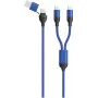 USB laidas 2GO 797366 1,2 m USB A / USB C 2x USB C juodas mėlynas