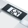 Beurer BG 13 Square Grey, Transparent – elektroninės asmeninės svarstyklės