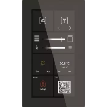 MDT KNX Glas Touch Smart Plus 6 colių BE-GTSP6TS.01S (BE-GTSP6TS.01S)
